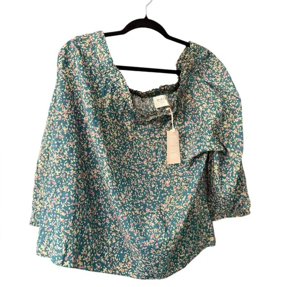 MIRTH Pueblo Top, Blueberry, Medium NWT - Picture 5 of 7